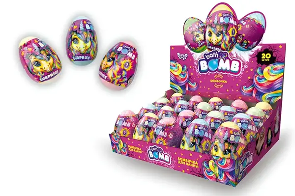 Бомбочка для ванни BB-02-03 "Bath Bomb" Pony в дисплеї 20 шт. DANKO купити