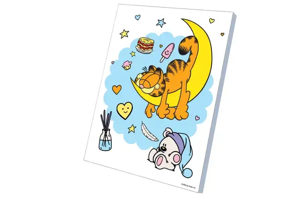 Набір для розпису по номерах 30х40 см QB914-004 "Солодкі сни Гарфілда" qbee купити недорого в Україні, фото 3