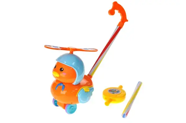 Каталка 9917A "Каченя" з музикою і світлом, мікс, в кульку р.35*26*15 см YG Toys купити недорого в Україні, фото 2