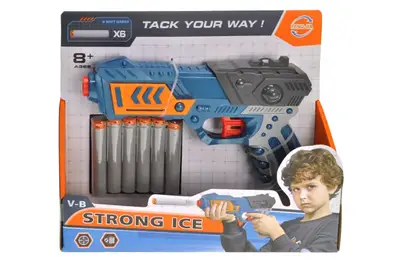 Бластер на поролонових патронах FJ7493 в коробці р.23x5,5x19,5 см YG TOYS купити