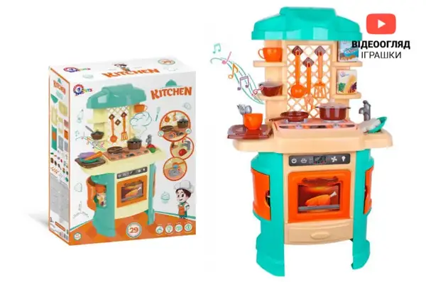 Кухонний набір 5637 "Кухня" з підсвіткою, звуковими ефектами та холодною парою ТЕХНОК купити