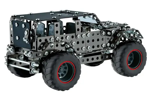 Конструктор металевий 869-9 "Джип" 96 дет. в коробці р.34,5x6x26,5 см YG Toys купити недорого в Україні, фото 3