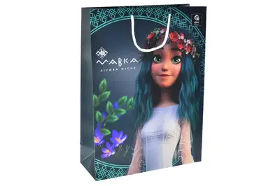 Пакет паперовий L QB004-205 "Мавка" р.31x42x12 см qbee купити