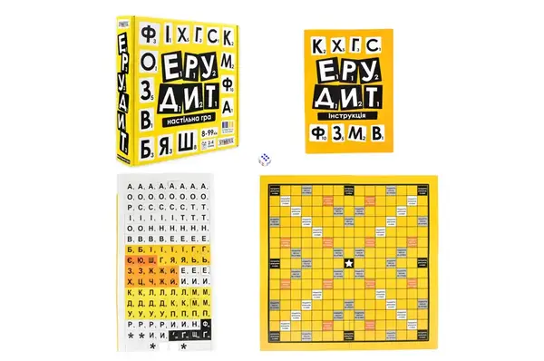 Настільна гра 30619 "Ерудит" Strateg купити