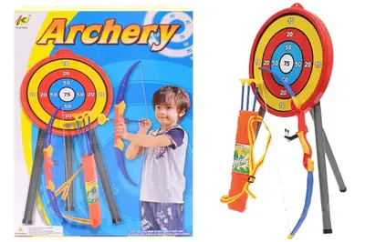 Лук зі стілами і дартсом в коробці 951F р.48,5*35*7см купити