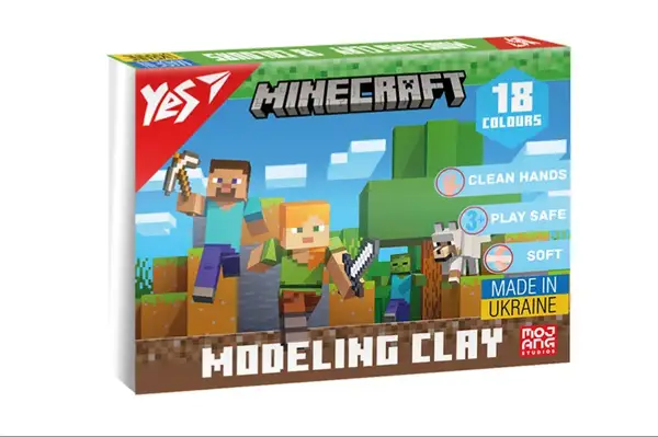 Пластилін 540678 "Minecraft" 18 кольорів Yes купити