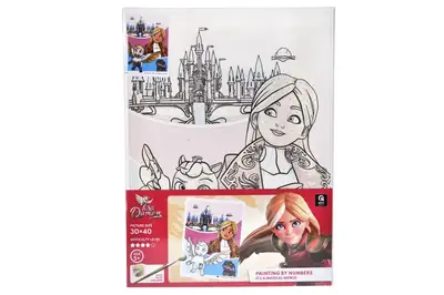 Набір для розпису по номерах 30х40 см QB914-014 "Тара Данкан: Цей чарівний світ" qbee купити