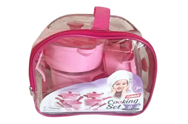 Набір посуду "Cooking Set" 9предметів рожевий 1726 Юніка купити