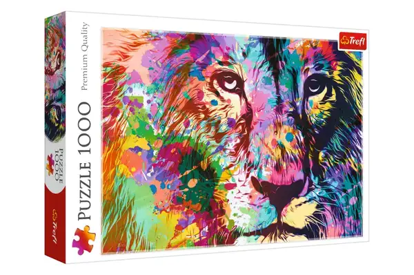 Пазли - 1000 елм. - 10707 "Барвистий Лев" Trefl купити