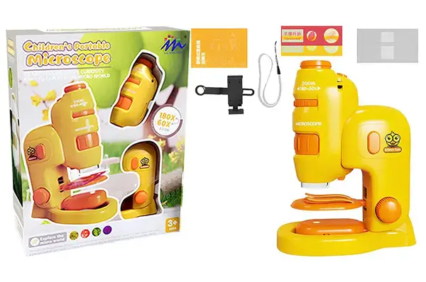 Мікроскоп 1026-42 з набором, світло 2 кольори в кор. р. 27,2*8*21,5 см. купити