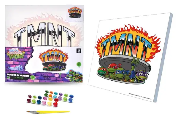 Набір для розпису по номерах 30х30 см QB913-017 "Черепашки Ніндзя: Час черепашок!" qbee купити