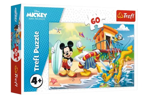 Пазли - 60 елм. - 17359 "Міккі Маус. Цікавий день", Trefl купити