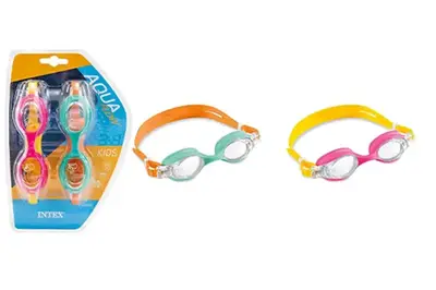 Окуляри для плавання,3-8 років, 2 кольори, на планшетці 55693 купити