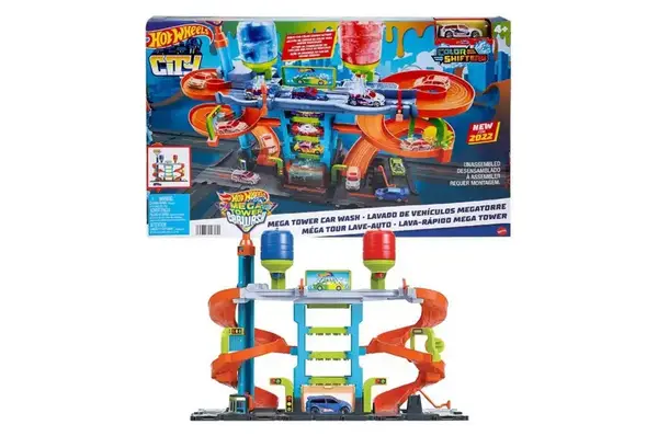 Ігровий набір HDP05 "Автомийка: Мегавежа" Hot Wheels купити