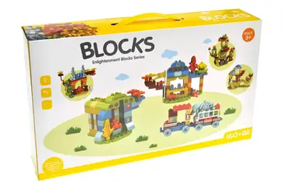 Конструктор з великими деталями "Будинок на дереві" 160дет Y333-6 р.46*27,5*8см купити