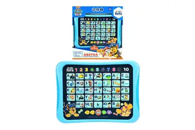 Планшет Kids Hits KH01/014L "Абетка." Paw Patrol на батарейках, звук , в коробці р. 25*27*4 см Планшет Kids Hits KH01/014L "Абетка." Paw Patrol на батарейках, звук , в коробці р. 25*27*4 см купити