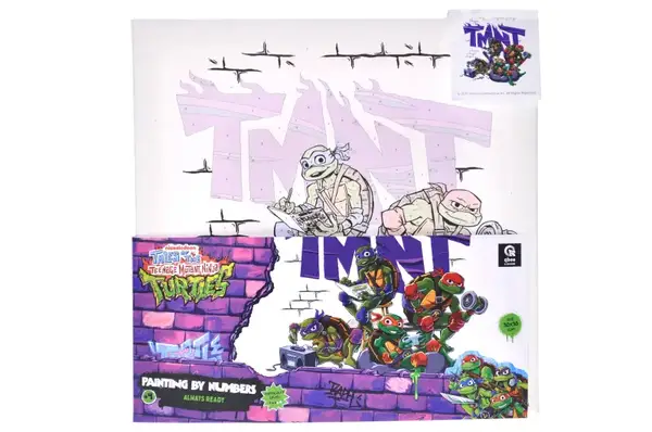 Набір для розпису по номерах 30х30 см QB913-018 "Черепашки Ніндзя: Завжди готові" qbee купити недорого в Україні, фото 3
