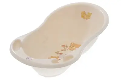 Ванночка 86 см "Ведмедики" зі зливом (кремова) MS-004 ODPLYW-119 TEGA купити