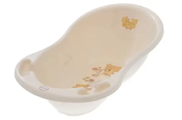 Ванночка 86 см "Ведмедики" зі зливом (кремова) MS-004 ODPLYW-119 TEGA купити