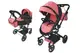 Візок для ляльки 9695 "Fortuna" PEACH PINK з сумкою, в коробці р.54.5х14.5х38.5 см CARRELLO купити недорого в Україні, фото 58760