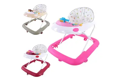 Ходунки BW105 музичні з брязкальцями,світло, 3 кольори купити