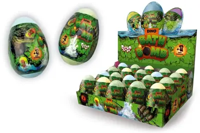 Бомбочка для ванни BB-02-02 "Bath Bomb" Dino в дисплеї 20 шт. DANKO купити