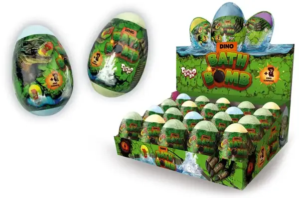 Бомбочка для ванни BB-02-02 "Bath Bomb" Dino в дисплеї 20 шт. DANKO купити
