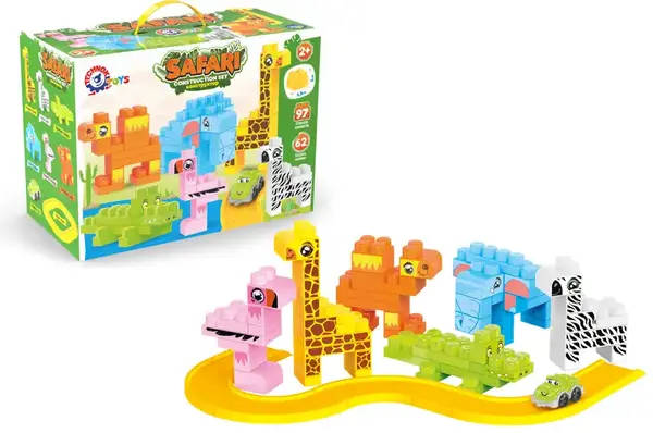 Конструктор блочний 9383 "Сафарі" 97 дет. в коробці ТЕХНОК купити