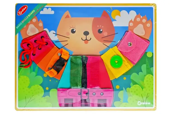 Дерев'яний бізіборд для розвитку дрібної моторики 3000/01 купити