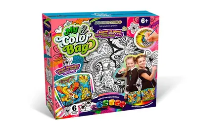 Набір для творчості mCOB-01-01U,02U,03U...05U "My Color Bag" сумка-розмальовка міні DANKO купити
