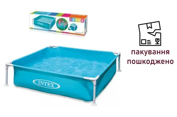 OUTLET Басейн каркасний 57173 (3шт) прямок. (2 + років), в кор. 122 * 122 * 30см купити