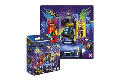 Пазли - 28 елм. - "Batman. Скликаю всіх Бетмобілістів" 200555 DoDo купити