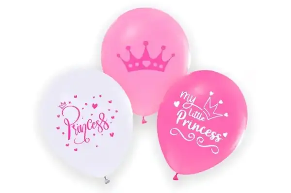 Латексні повітряні кульки 12" (30см.) "Princess" асорті 11141 ТМ "Твоя Забава" 50шт. купити