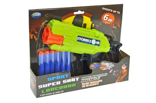 Бластер на поролонових патронах в коробці 138B-1 купити