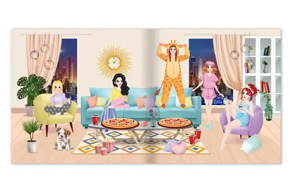 Видання для дозвілля серія РМ-87 "Stickerland" мікс Апельсин купити недорого в Україні, фото 4