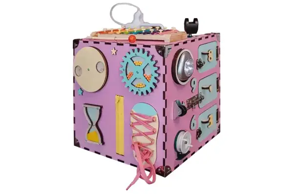 Бізікуб Рожевий 200087 30х30х30 см купити