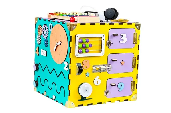 Бізікуб Різнокольоровий 200124 30х30х30 см купити