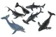 Набір риб (дельфіни, акули, кити, 6шт) HY8-006 купити