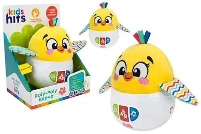Неваляшка KH64/002 курча, музика, пісні, мякі, тканеві частини, у коробці Kids Hits купити