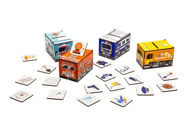 Сортер-монтессорі Puz-8783 "Машинки", дерев'яний PuzzleOk купити недорого в Україні, фото 7