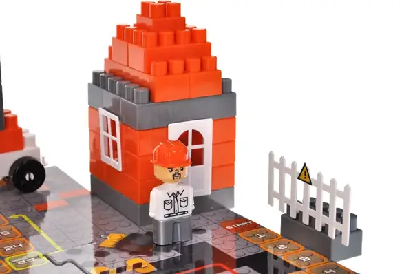 Конструктор блочний QB300-003 "Block&Steps: Будівельний набір" + ходилка і меморі гра 3в1, 94дет. qbee купити недорого в Україні, фото 5