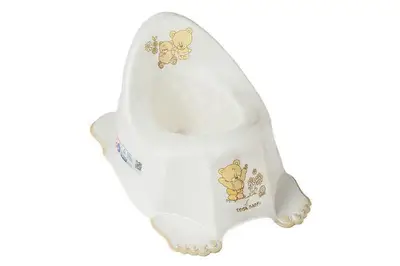 Горщик "Ведмедики" з протиковзною гумою (біла перлина) MS-013-118 TEGA купити