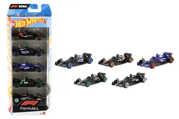 Ігровий набір з 5 базових болідів JGF58 «F1 2024» Hot Wheels купити