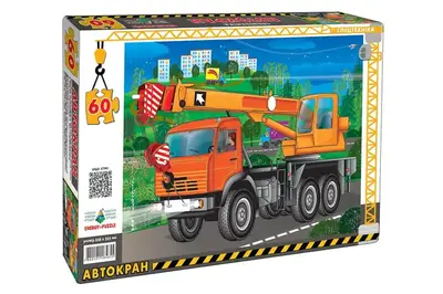 Пазл 60 елем. "Автокран " КФІ купити