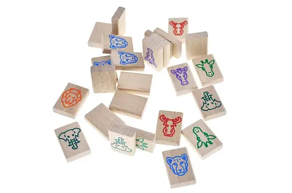 Дерев'яна гра "Дитячий Маджонг" 49 дет. 900552 IGROTECO купити недорого в Україні, фото 6