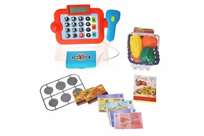 Касовий апарат 66103 озвучений, зі світлом, в коробці р.34x15x20,5 см YG Toys купити