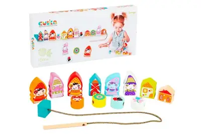 Дерев'яна іграшка "Гноми-силянки" арт. 13654 CUBIKA купити