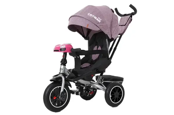 Велосипед триколісний TILLY CAYMAN з пультом і посиленою рамою T-381/7 Фіолетовий льон купити
