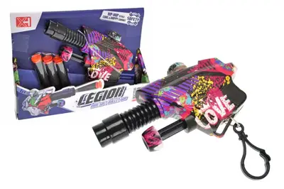 Бластер на поролонових патронах в коробці XH010A р.18*13*3,8см купити