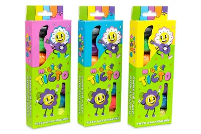 Набір для творчості "Містер тісто" 7 штук в упаковці 41001 STRATEG купити